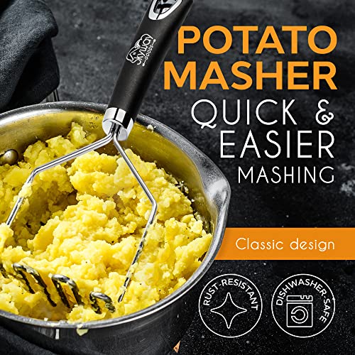 Skyway Goods - Gourmet Wire Potato Masher, high grade stainless steel