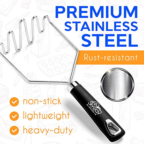 Skyway Goods - Gourmet Wire Potato Masher, high grade stainless steel