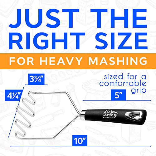 Skyway Goods - Gourmet Wire Potato Masher, high grade stainless steel